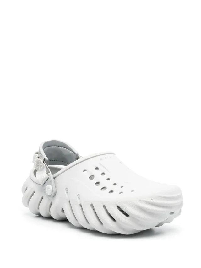 Crocs cut out-detail chunky sandals in Grey, photo 2 of 4 from FARFETCH