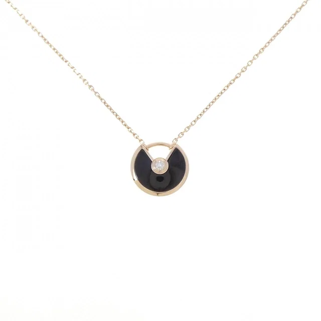 Cartier Amulette 750 Pink Gold Necklace in Pink from LuxUness
