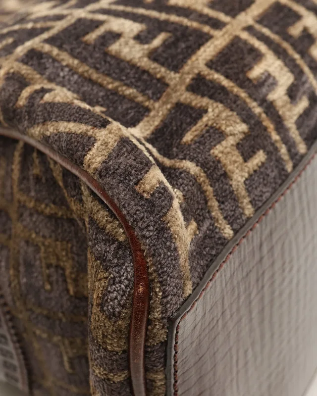 Fendi Zucca Suede Bag in Suede from A Retro Tale, photo 7 of 10