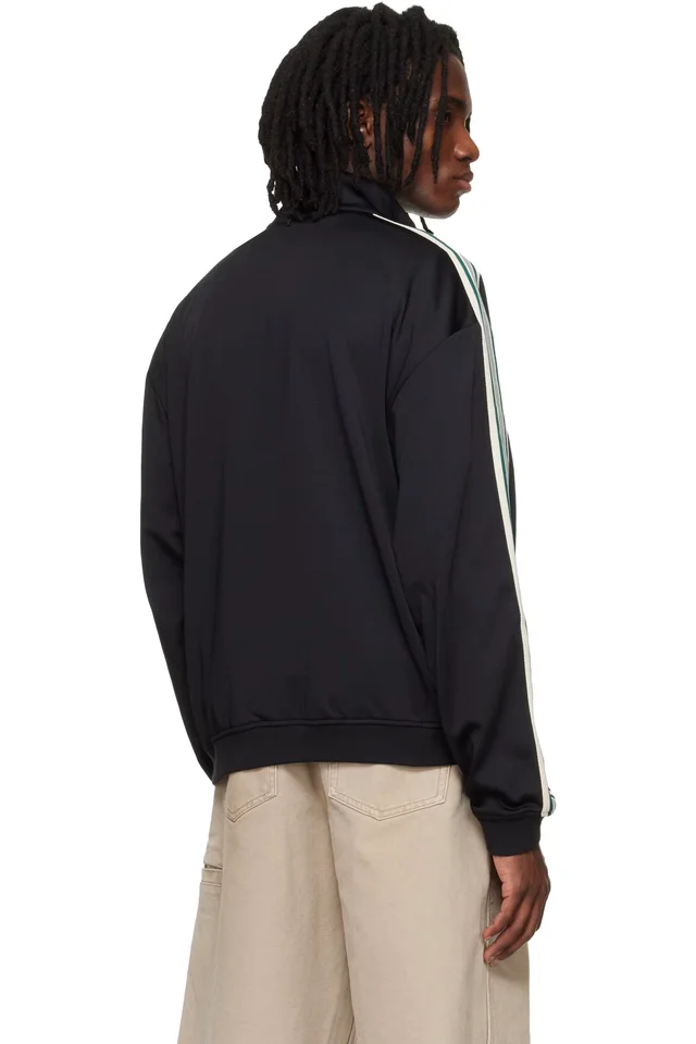 Represent Black Taped Track Jacket, photo 3 of 4 from SSENSE