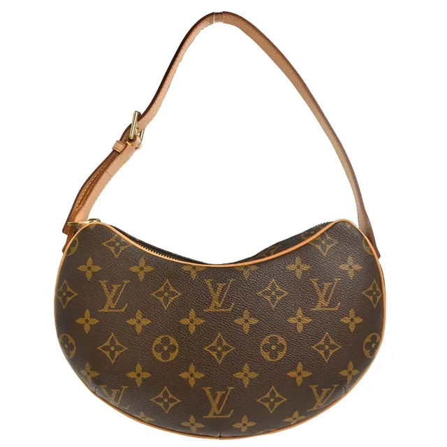 Louis Vuitton 2003 Monogram Pochette Croissant Handbag M51510 in Coated canvas from AMORE Vintage Tokyo