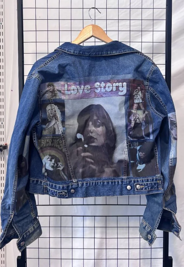 Diesel jacket photo collage Blue Size: XL in Blue Denim from Oxfam Online Shop, photo 2 of 2