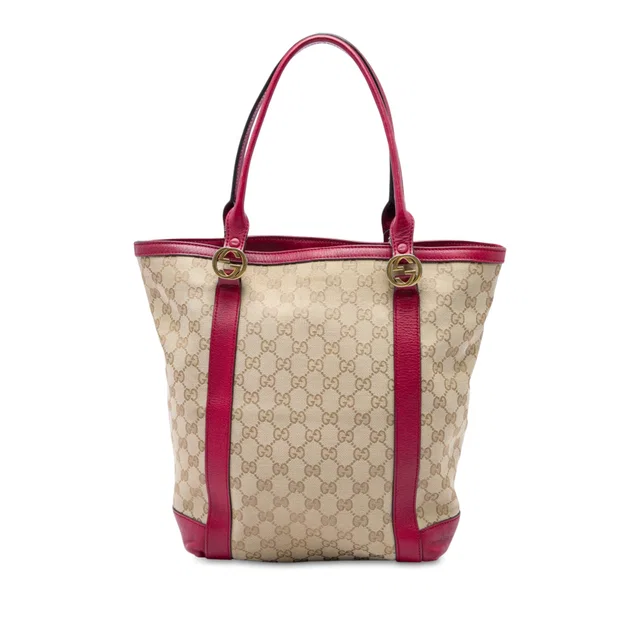Red Gucci GG Canvas Twins Tote in Red Canvas from Designer Revival, photo 1 of 1