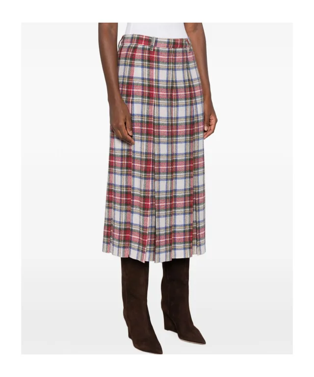 Mm6 Maison Margiela Pleated Long Skirt, photo 3 of 5 from SENSER