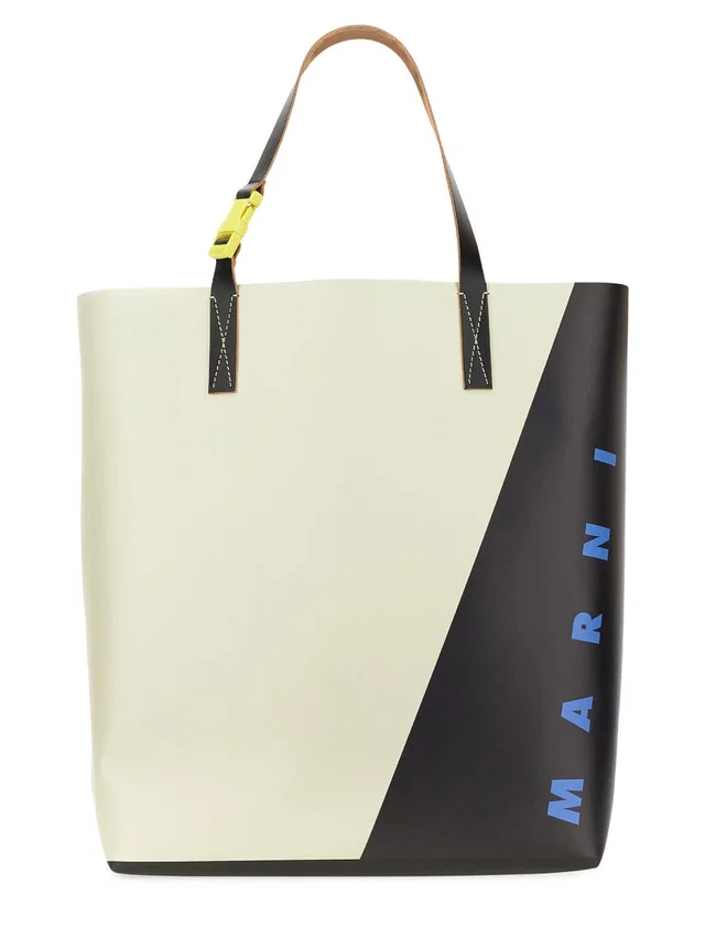 Marni Tribeca Shoulder Bag — Multicolor Polyurethane Polyester in Multicolor Leather from HEWI