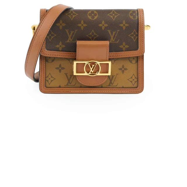 Louis Vuitton Mini Dauphine Monogram/Reverse Monogram in Canvas from The Purse Affair