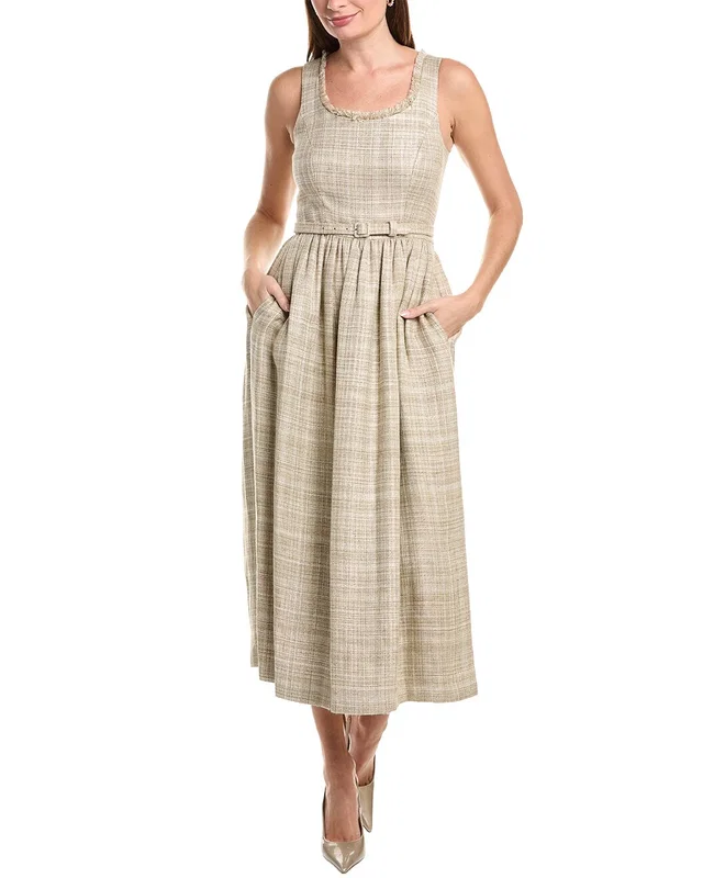Adam Lippes Scoop Neck Linen-Blend Dress, image 1 of 1 from Rue La La