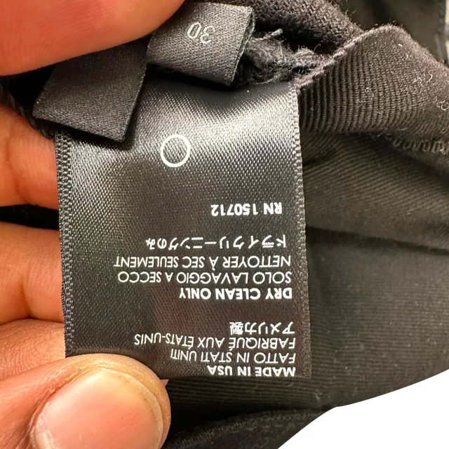 Amiri Mx2 Skinny-Fit Distressed Jeans in Black Cotton in black, photo 5 of 6 from ShopSimon