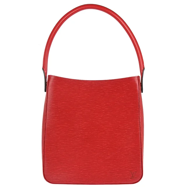 Louis Vuitton Red Epi Looping GM Handbag in Red Leather from AMORE Vintage Tokyo