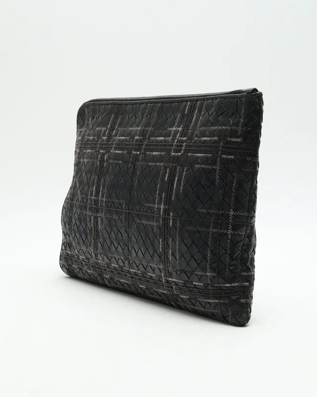 Bottega Veneta Intrecciato Leather Folder in Woven leather from A Retro Tale, photo 4 of 11