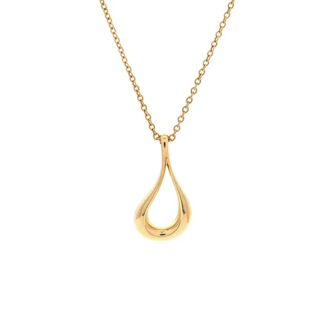 Tiffany & Co. Open Teardrop Pendant Necklace in yellow|gold from Rebag
