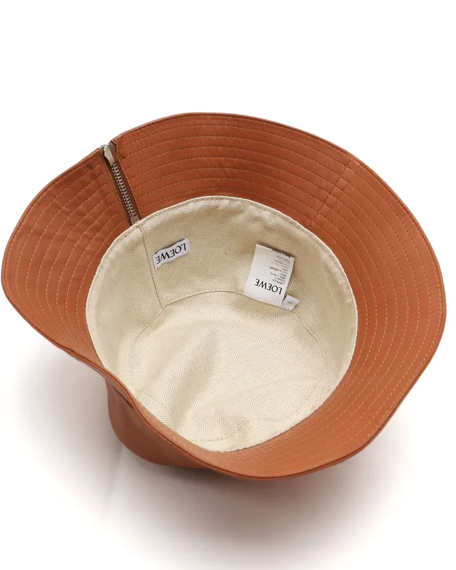 Loewe Anagram Leather Bucket Hat in Leather from A Retro Tale, photo 6 of 6