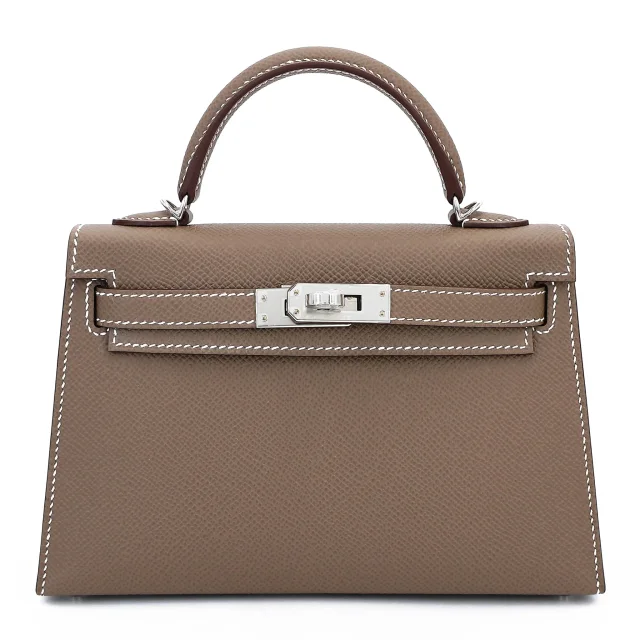 Hermès Mini Kelly II Etoupe (18) from Ginza Xiaoma