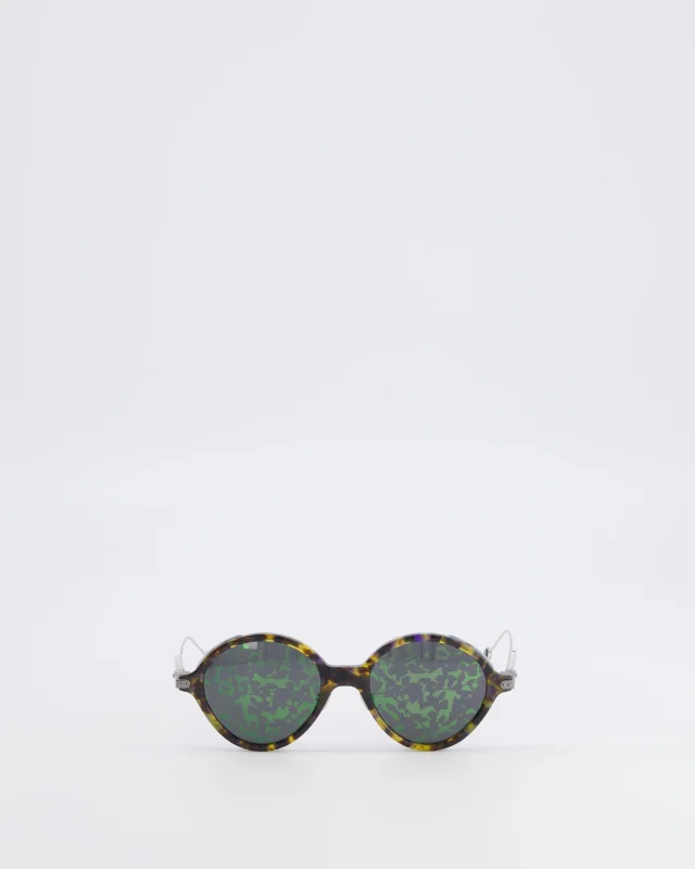 Dior Tortoiseshell Acetate DiorUmbrage Sunglasses in Green from Sellier, photo 2 of 3