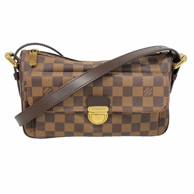 Louis Vuitton Shoulder Bag Damier Ravello GM Ebene in Brown from The Reluxe