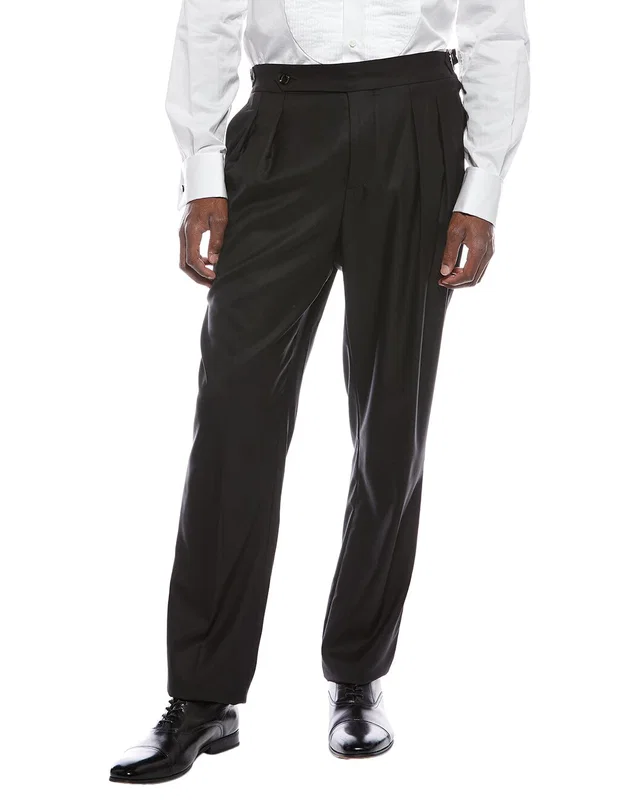 Brunello Cucinelli Wool & Silk-Blend Pant, image 1 of 1 from Gilt