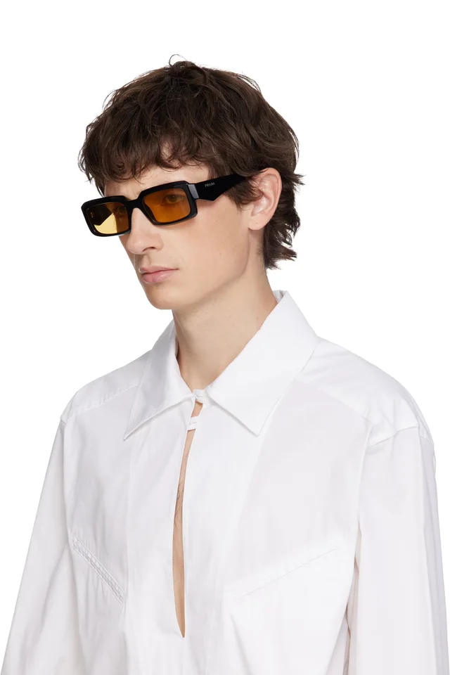 Prada Eyewear Black PR 27ZS Sunglasses, photo 4 of 4 from SSENSE
