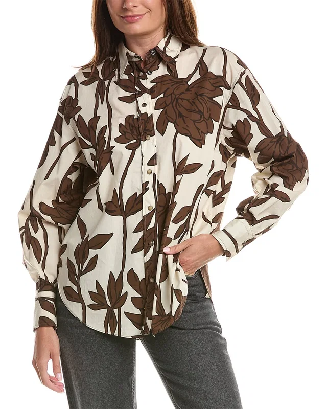 Brunello Cucinelli Printed Shirt, image 1 of 1 from Gilt