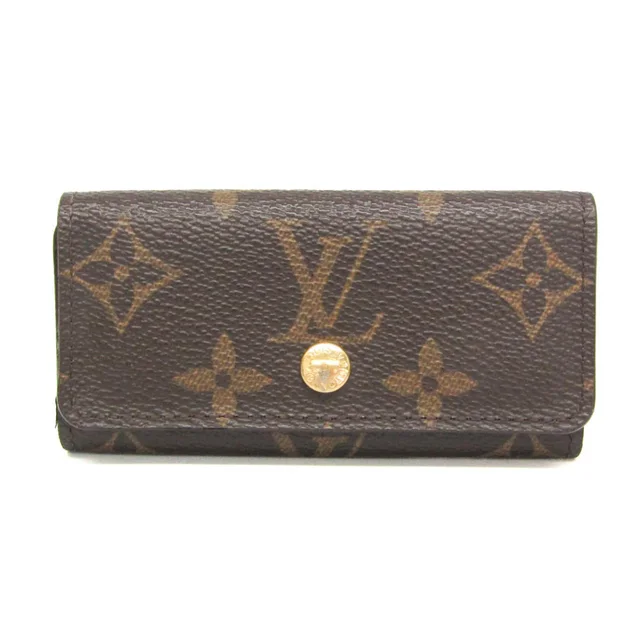 Louis Vuitton 4 Key Holder M62631 Men,Women Monogram Key Case Brown in Brown Monogram from Elady