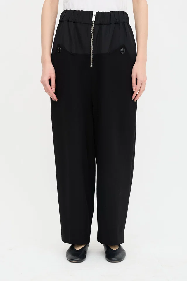 Khaite Felix Tapered Trouser in Wool from VSP Consignment