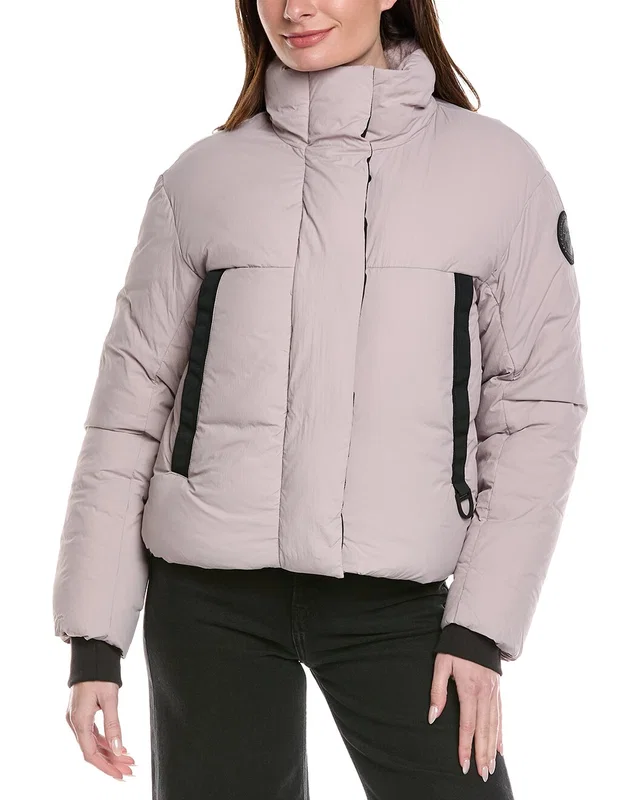 Canada Goose Junction Cropped Puffer Black Label, image 1 of 1 from Gilt