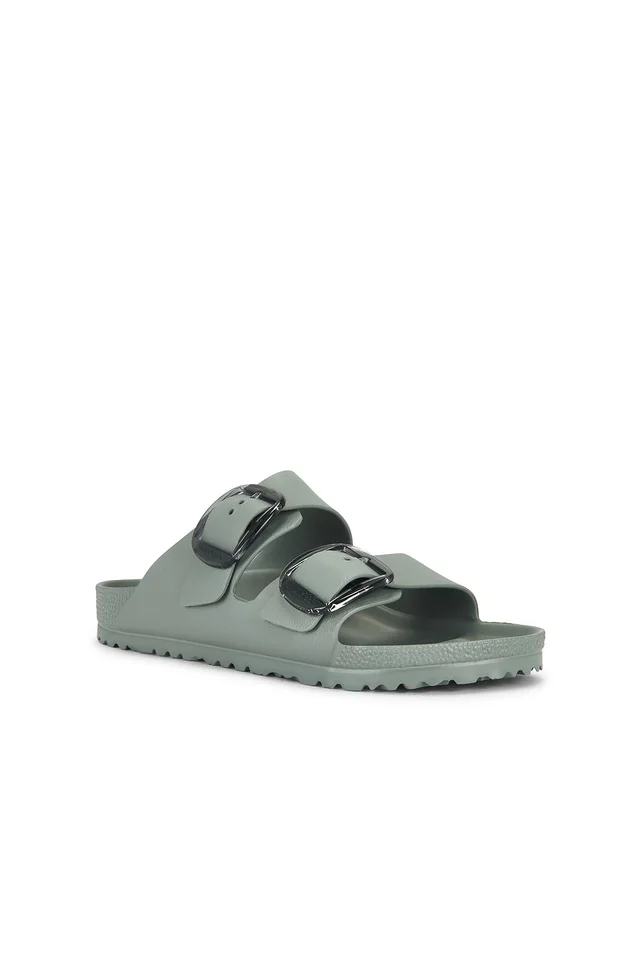 BIRKENSTOCK Arizona EVA Big Buckle Sandal in Pure Sage, photo 2 of 5 from REVOLVE (Canada)