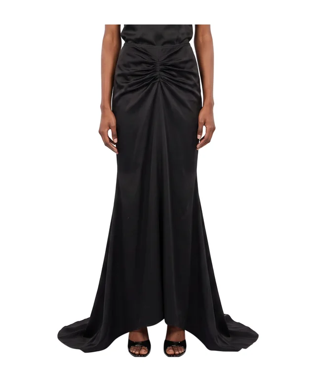 Victoria Beckham Isabella Satin Maxi Skirt, photo 3 of 4 from SENSER