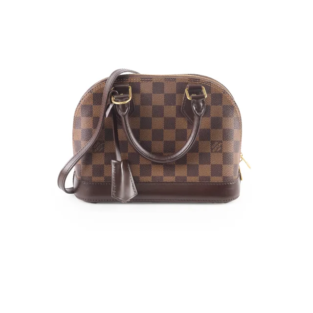 Louis Vuitton Alma BB Damier Ebene in Brown Canvas from The Purse Affair