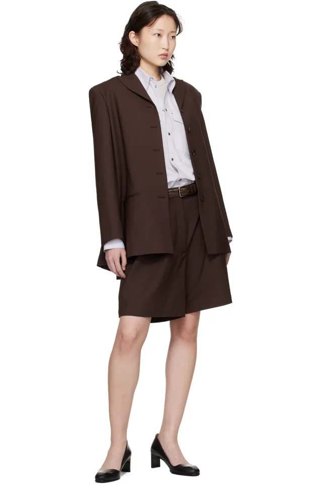 Cordera Brown Tailored Blazer, photo 4 of 4 from SSENSE