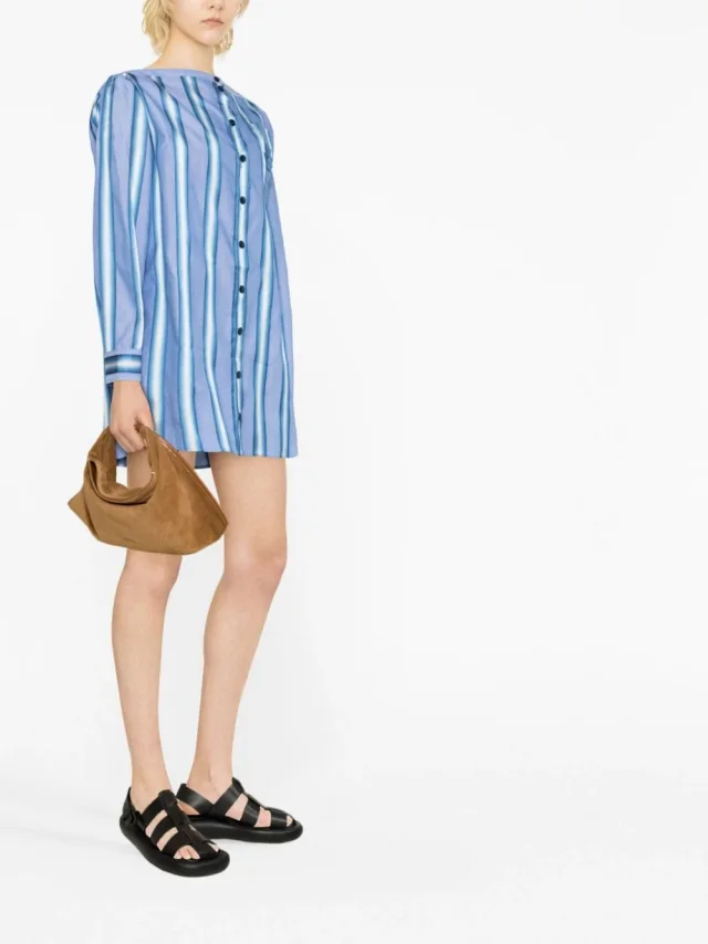 Etro Striped Cotton Mini Dress, photo 5 of 6 from Balardi