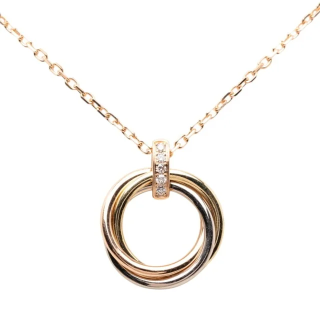 Cartier 18k Gold Diamond Trinity Necklace in gold from Poshmark