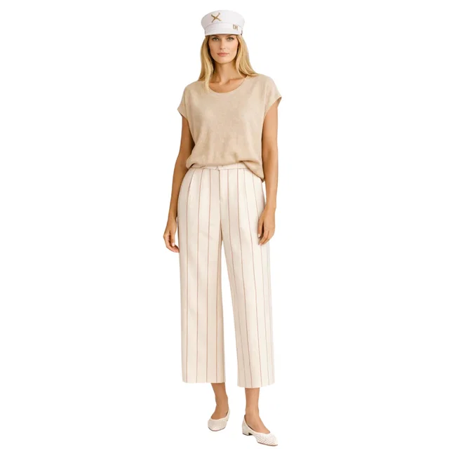 Loro Piana PANTALONE OTIS LINE PINSTRIP TROUSERS (بنطلون) from Luxury Promise