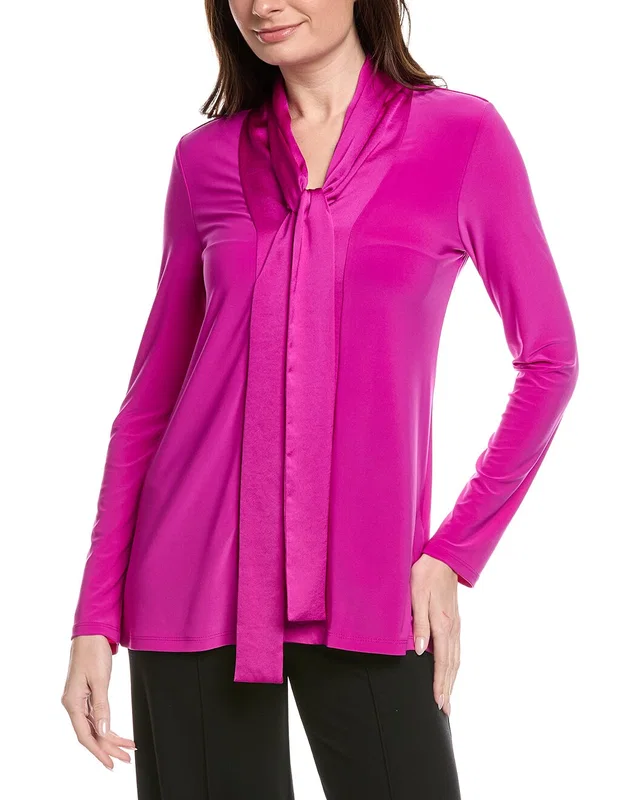 Joseph Ribkoff Tie-Neck Top, image 1 of 1 from Gilt