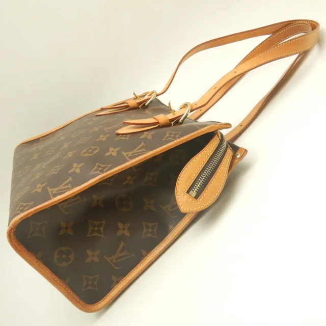 Louis Vuitton Popincourt Monogram Tote Bag in Brown Canvas from LuxUness, photo 3 of 19