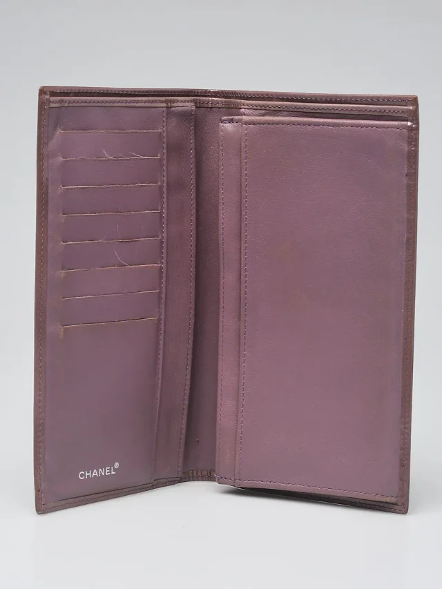 Chanel Light Purple Patent Leather CC L Yen Wallet in Purple Patent leather from Yoogis, photo 8 of 13