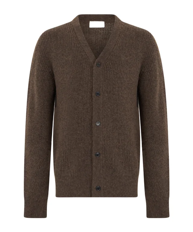 Roberto Collina Ribbed V-Neck Cardigan from SENSER, photo 1 of 1
