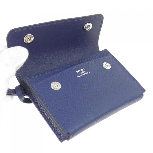 Hermès Hermes Snap 087065CK Card Case in BLUE NAVY(ブルー ネイビー) / PALLADIUM(SILVER)/パラジウム(シルバー)金具 from KOMEHYO, photo 5 of 6