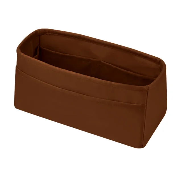 Hermès XIAOMA Original Kelly 28 Sellier Bag Organizer Insert XIAOMA Golden Brown in Brown Satin from Ginza Xiaoma, photo 2 of 4