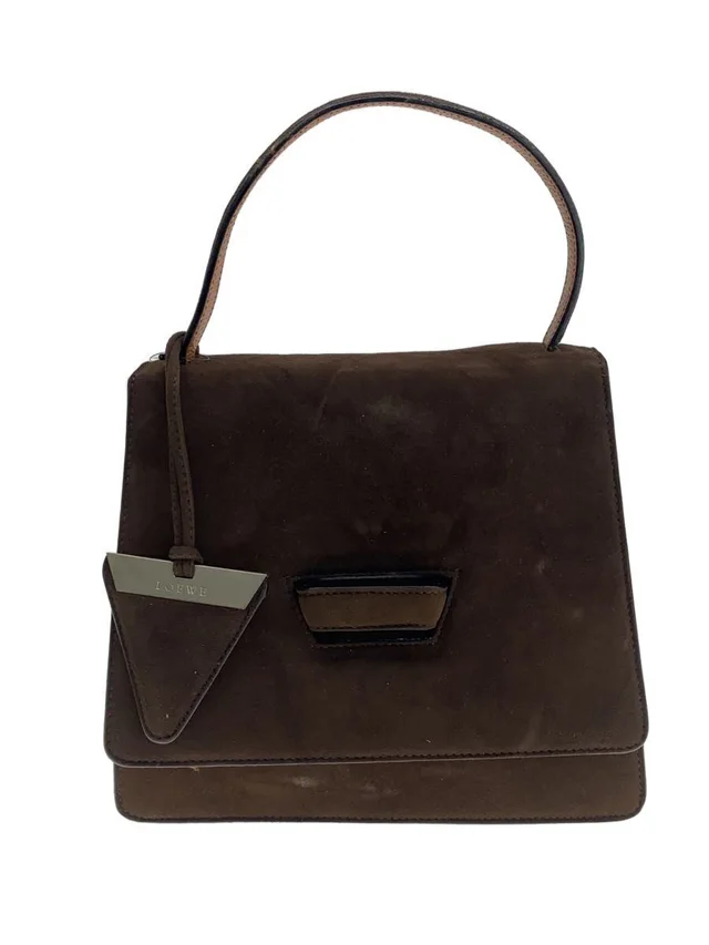 Loewe Handbag Suede Brown Solid in brown|red Suede from Poshmark