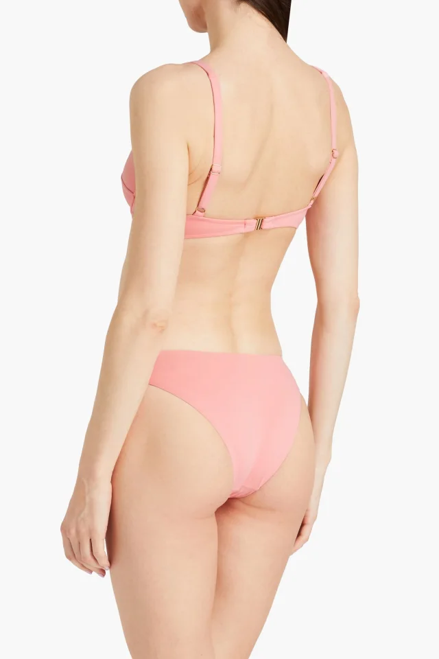 Melissa Odabash Montreal Low-Rise Bikini Briefs in Baby pink, photo 3 of 4 from THE OUTNET