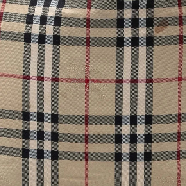 Burberry Small Haymarket Check Canvas and Leather Canterbury Tote in Beige Canvas from Designer Revival, photo 7 of 9