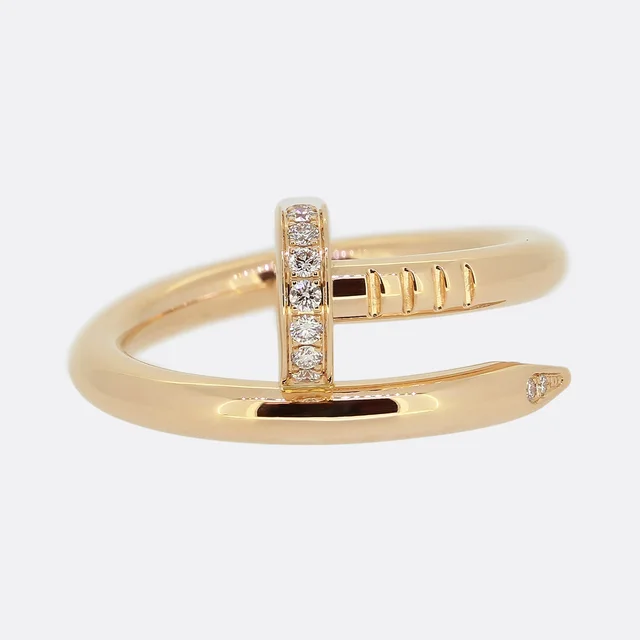 Cartier Diamond Juste Un Clou Ring Size K (50) from The Vintage Jeweller