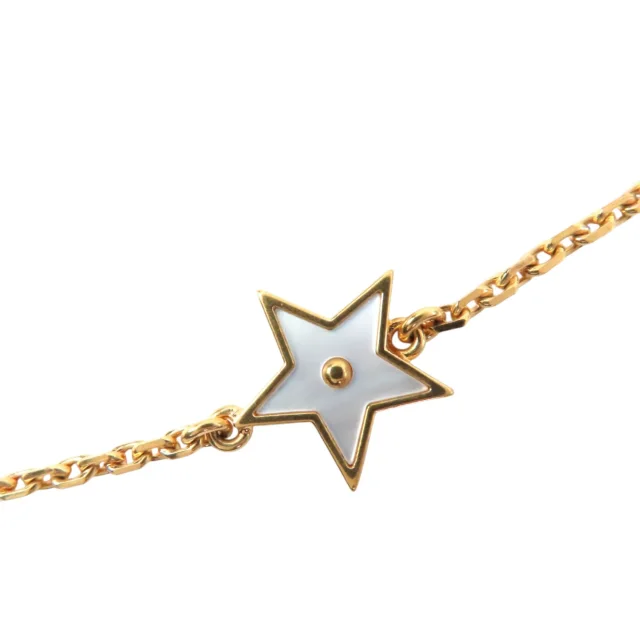 Dior Plated CD Mother of Pearl Destiny Necklace in gold from Her-Age, photo 5 of 8