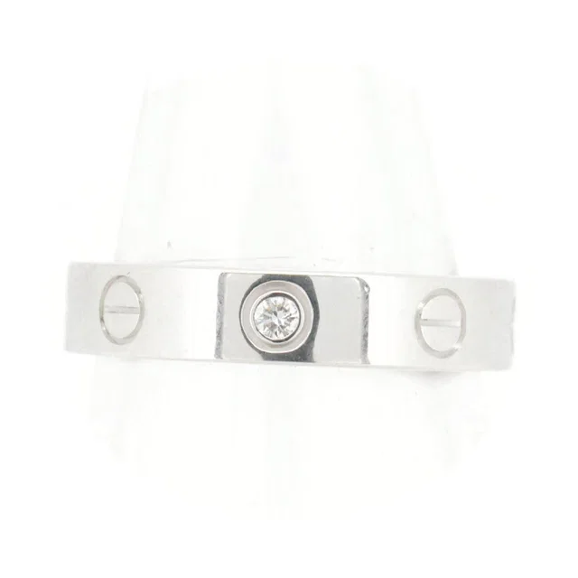 Cartier Love Mini Love Au750 Diamond Ring Size 51 from LuxUness