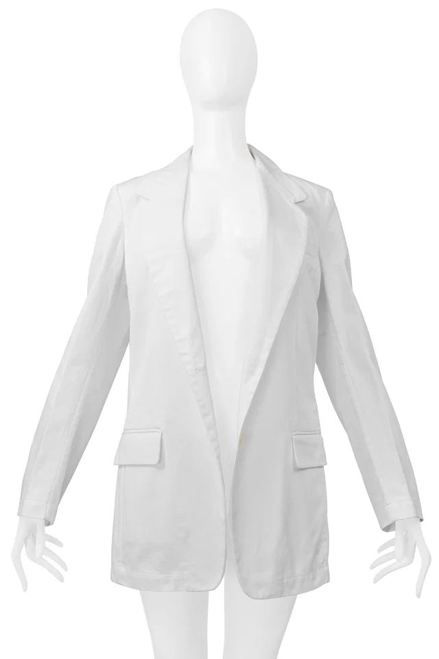 Maison Margiela White Stereotype Jacket 2000 in White from Resurrection Vintage