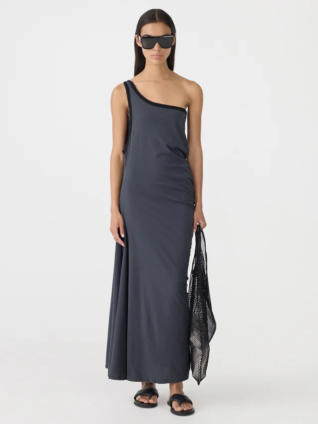 Bassike One Shoulder Longerline Dress from bassike, photo 1 of 1