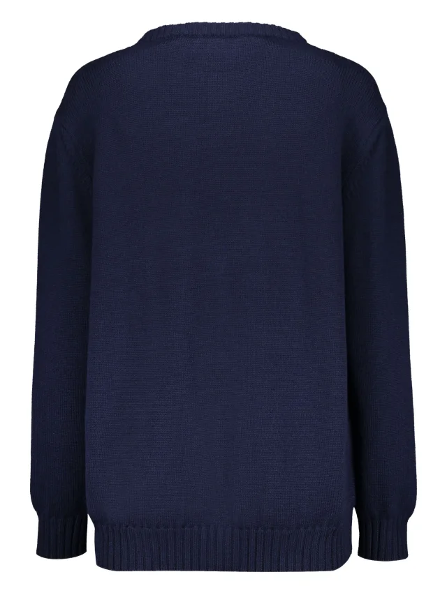 Alberta Ferretti knitted jumper in Blue, photo 2 of 5 from FARFETCH