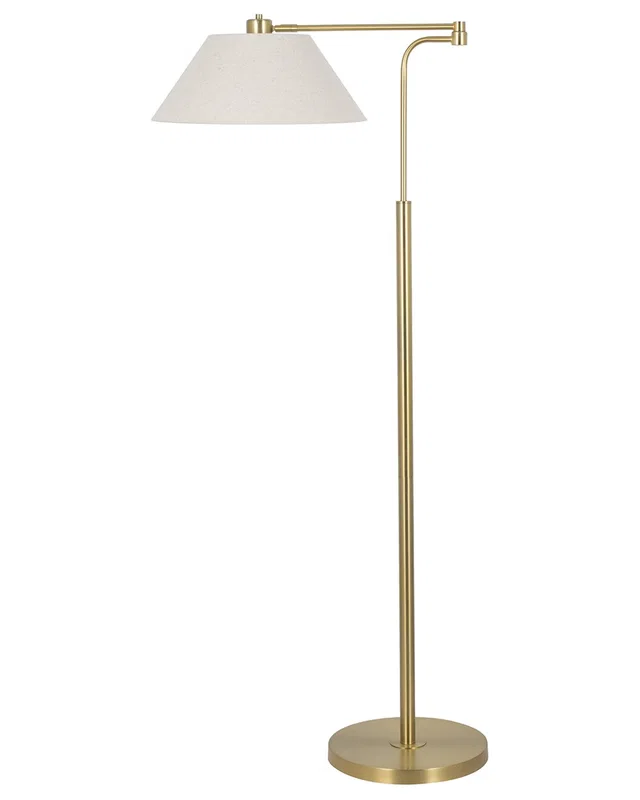 Lamps Per Se 60in Metal Floor Lamp with Linen Shade, image 1 of 1 from Rue La La