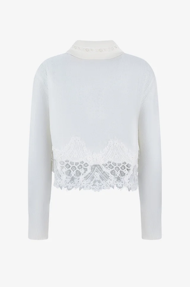 Ermanno Scervino Long-sleeved sweater, photo 2 of 2 from SENSER
