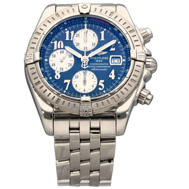 Breitling Chronomat Evolution A13356 44mm Stainless Steel Watch from H&T